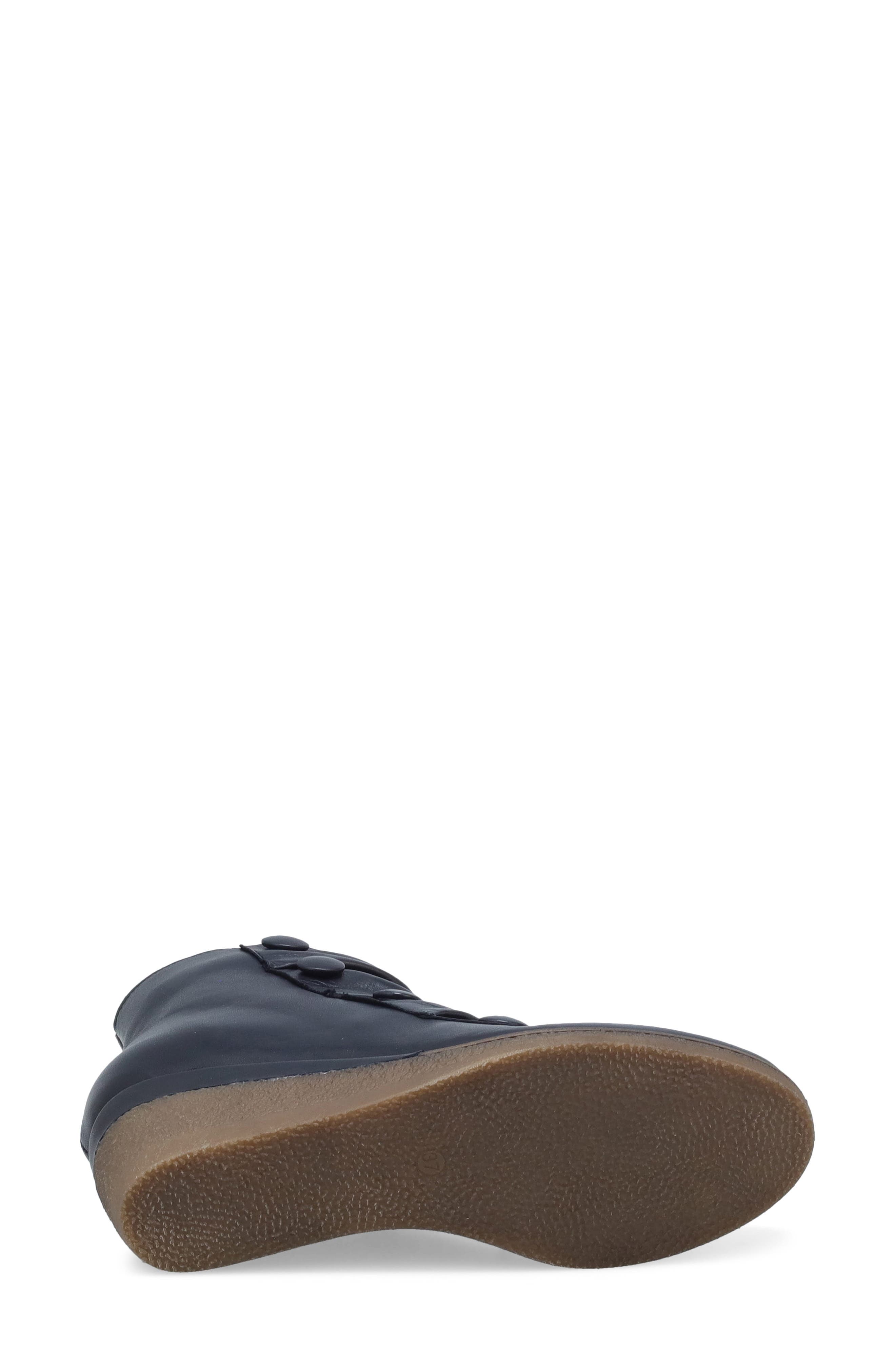 Miz Mooz Maxy Wedge Bootie, Alternate, color, Black