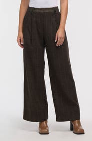 NVLT Herringbone Wide Leg Pants
