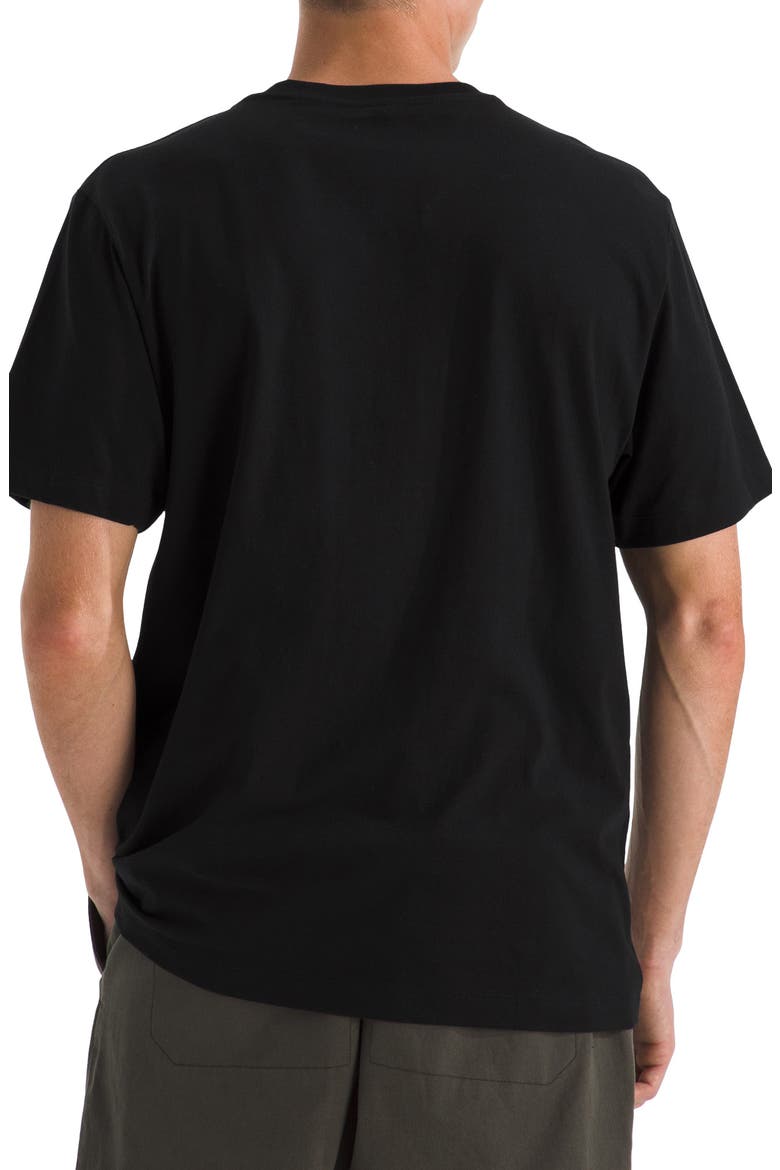 Evolution Logo Cotton T-Shirt, Alternate, color, TNF BLACK