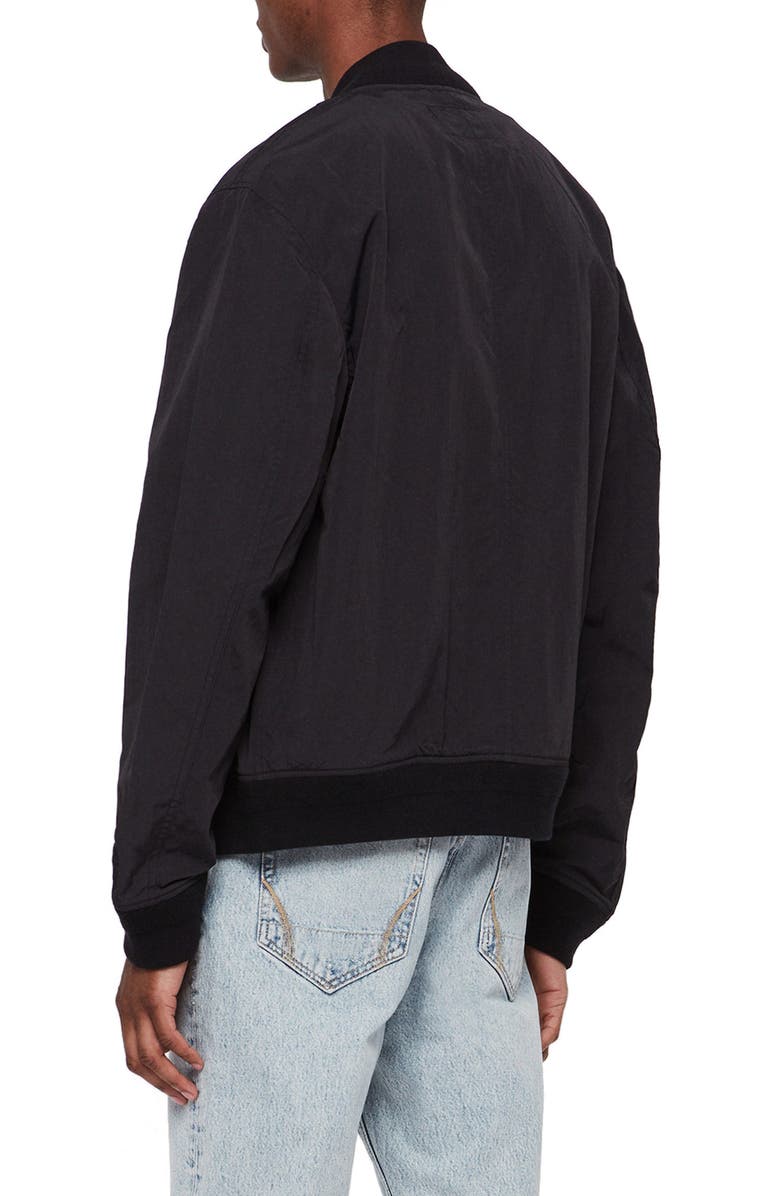 AllSaints Finch Bomber Jacket, Alternate, color, 