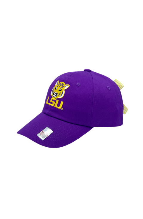 LSU Tigers Bow Baseball Hat (Baby)