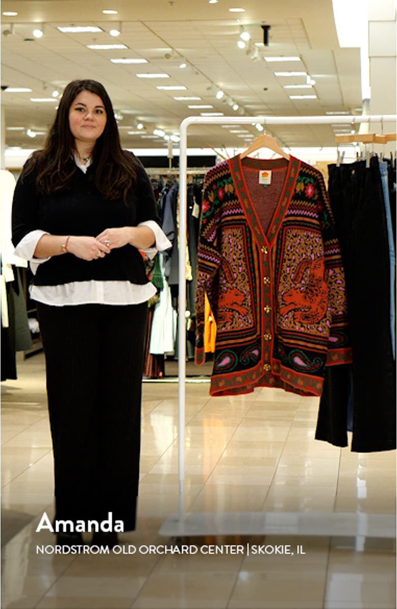 Tapestry Jacquard Cardigan, sales video thumbnail