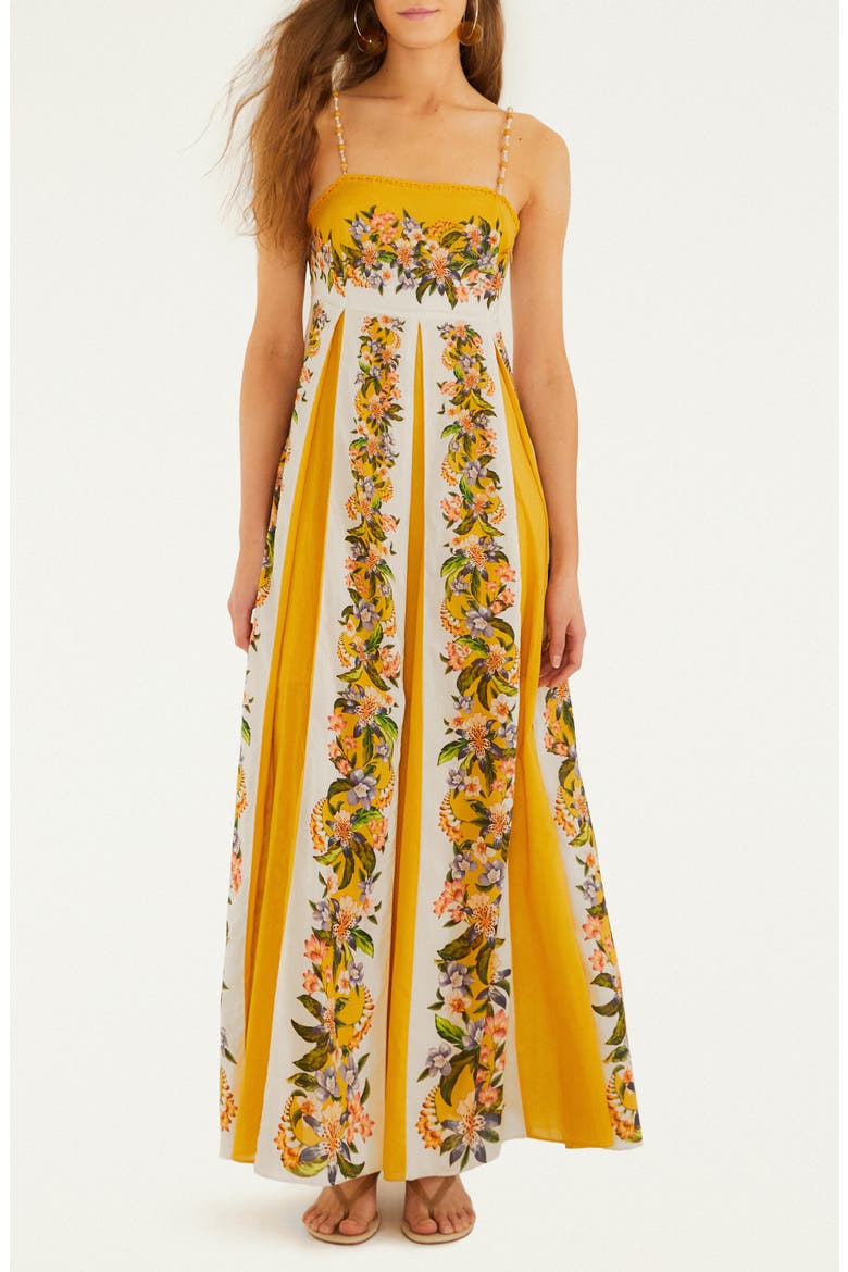 Sand Hilo Stripes Maxi Sundress, Main, color, SAND