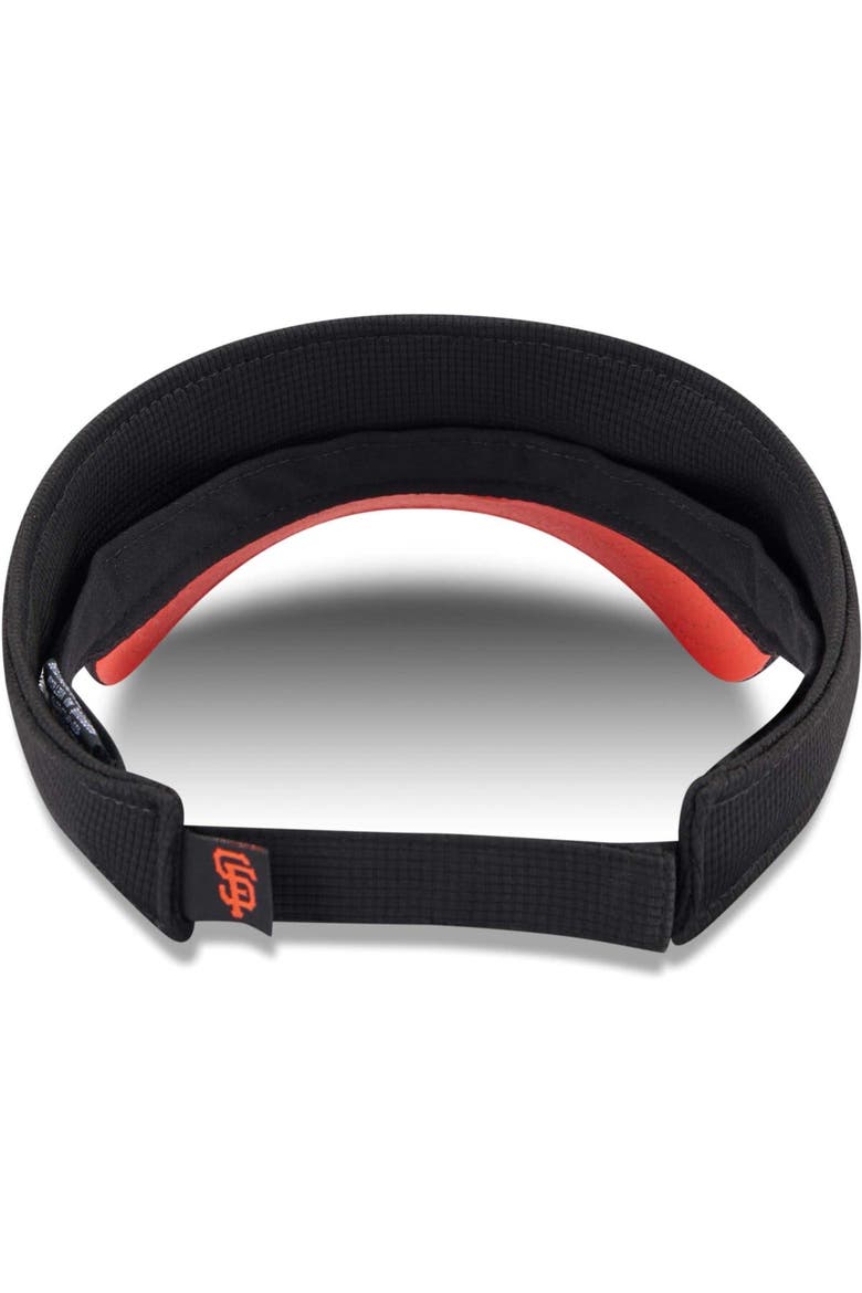 Men's New Era Black San Francisco Giants Gameday Team Adjustable Visor, Alternate, color, Black