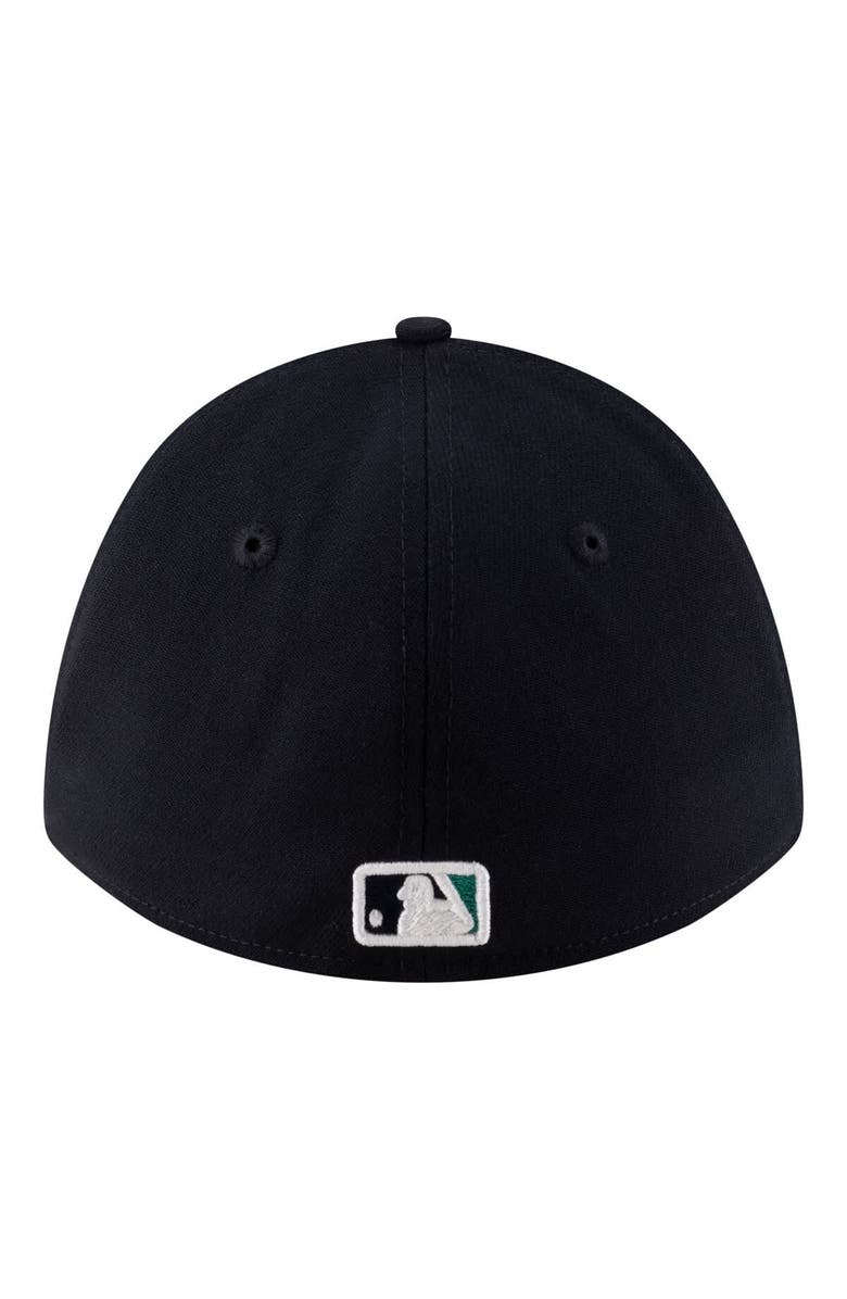 New Era Men's New Era  Navy Seattle Mariners Player Replica 39THIRTY M-Crown Flex Hat, Alternate, color, Navy