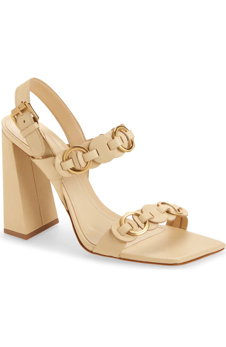 Schutz Selina Slingback Sandal, Main, color, Natural Nibs