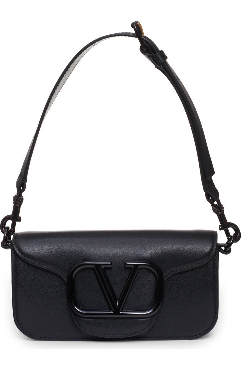 Valentino Garavani VLOGO Leather Camera Crossbody Bag, Main, color,