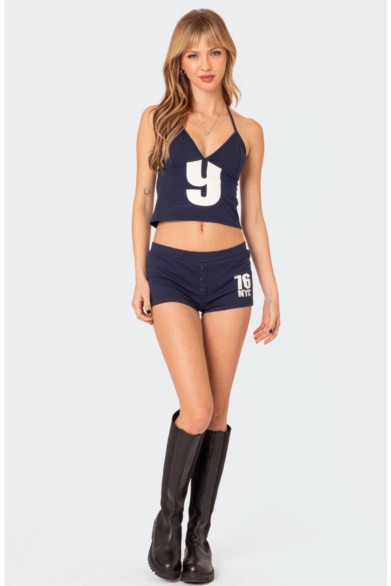 Jordan Halter Top, Alternate, color, NAVY