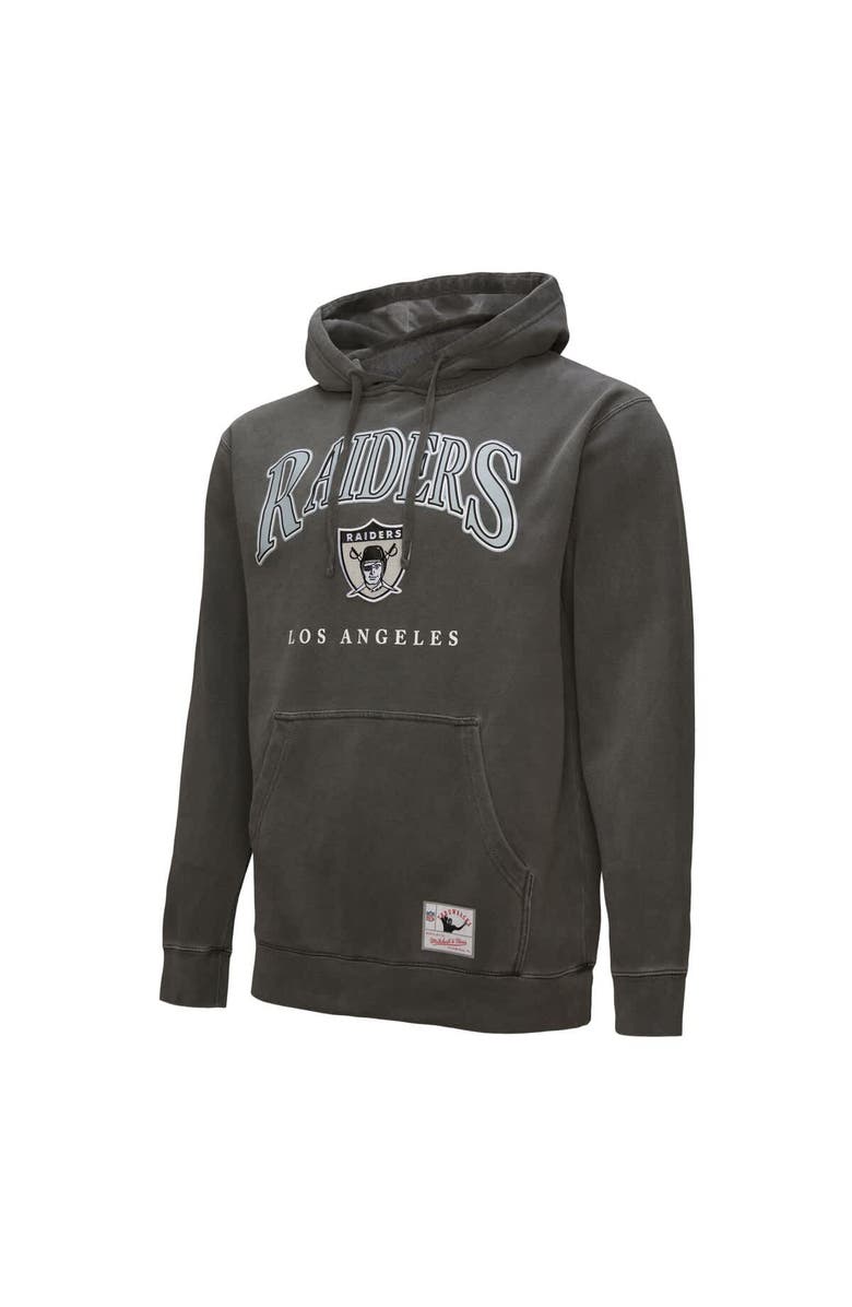 Mitchell & Ness Gray Los Angeles Raiders Slot Pullover Hoodie, Alternate, color, Gray