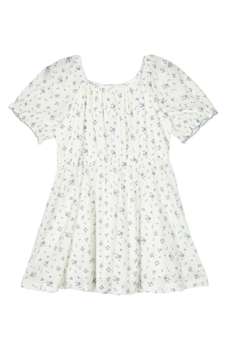 Mabel + Honey Bluebells Drop Shoulder Dress, Main, color, Blue