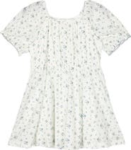 Mabel + Honey Bluebells Drop Shoulder Dress