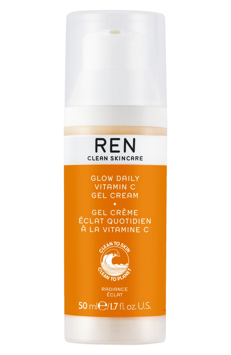 REN Clean Skincare Glow Daily Vitamin C Gel Cream, Main, color, 