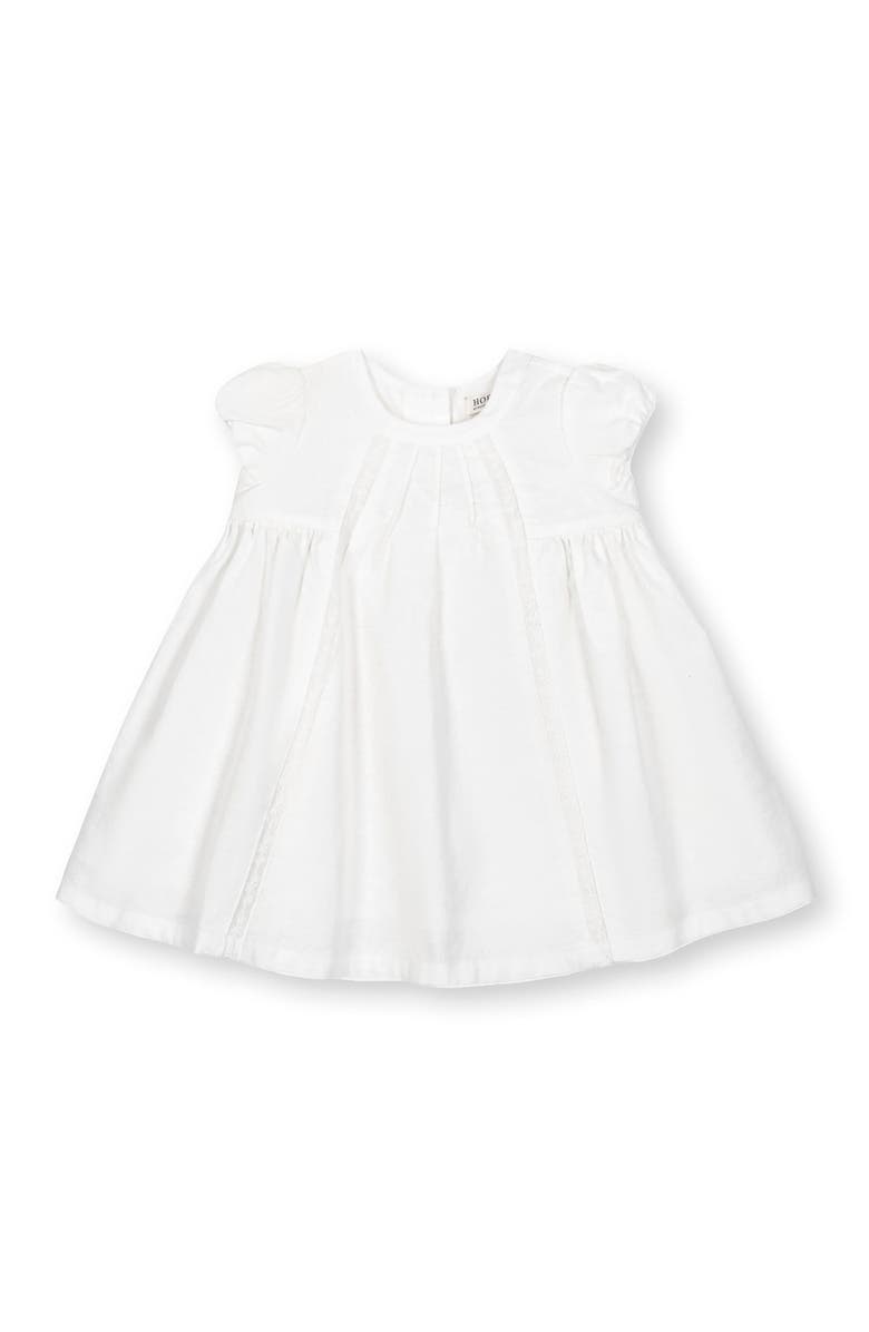 Hope & Henry Baby Special Occasion Linen Pintuck Dress, Infant, Alternate, color, 