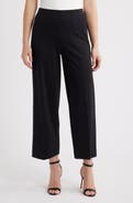 Anne Klein High Waist Pull-On Wide Leg Pants