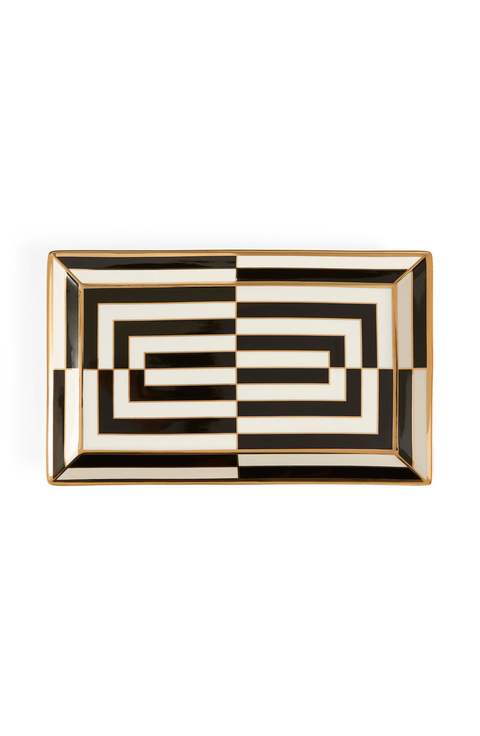 Op Art Rectangle Serving Tray