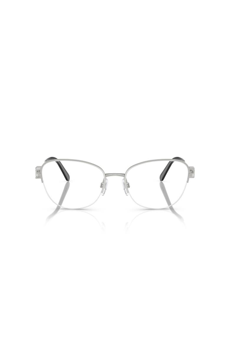 Ralph Lauren 54mm Butterfly optical glasses, Alternate, color, Silver