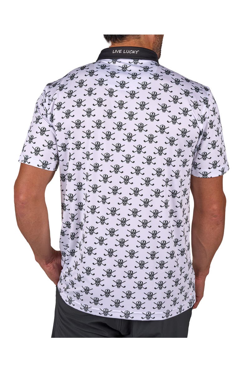 Black Clover Spooky Polo, Alternate, color, White