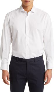 Nordstrom Tech-Smart Traditional Fit Cotton Blend Dress Shirt