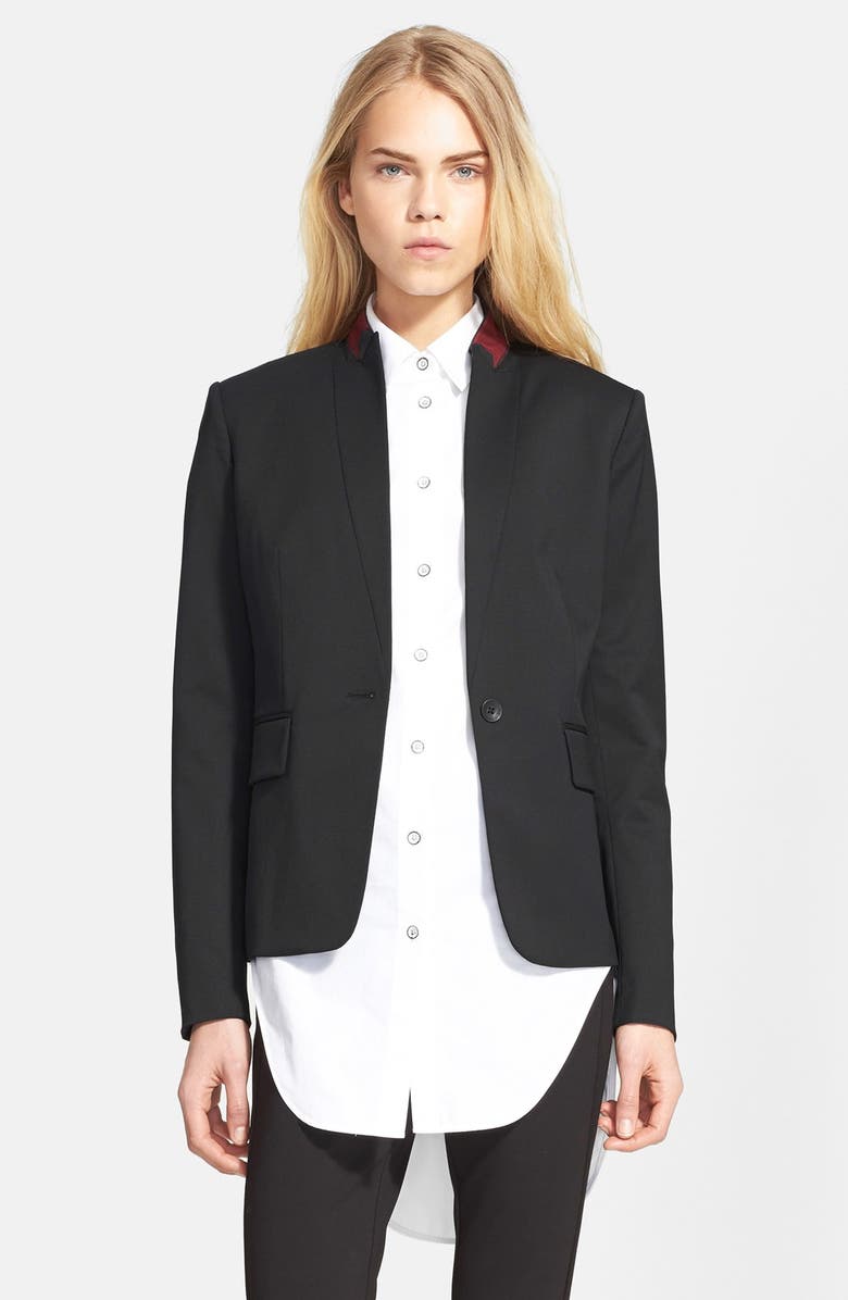 rag & bone 'Archer' One-Button Wool Blend Blazer, Main, color, 