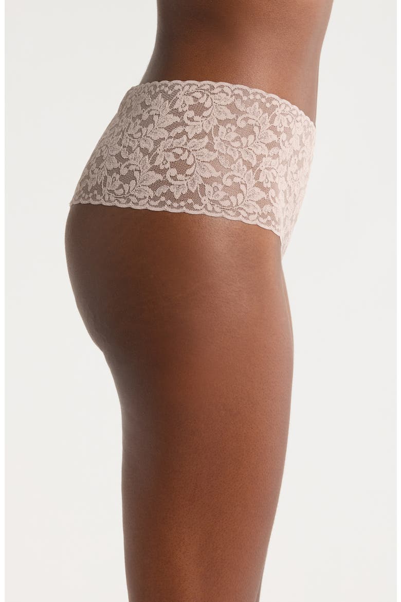 Retro High Waist Thong, Alternate, color, TAUPE