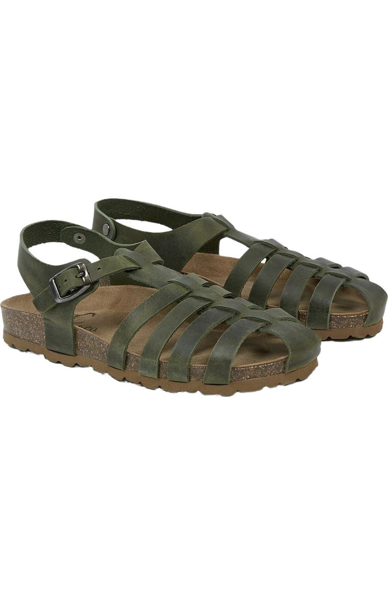 Celtic & Co. Fisherman's Sandal, Main, color, Olive