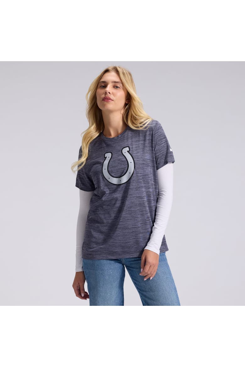 Women's Nike  Anthracite Indianapolis Colts 2026 Rivalries Collection Sideline Velocity Dri-FIT T-Shirt, Main, color, Anthracite