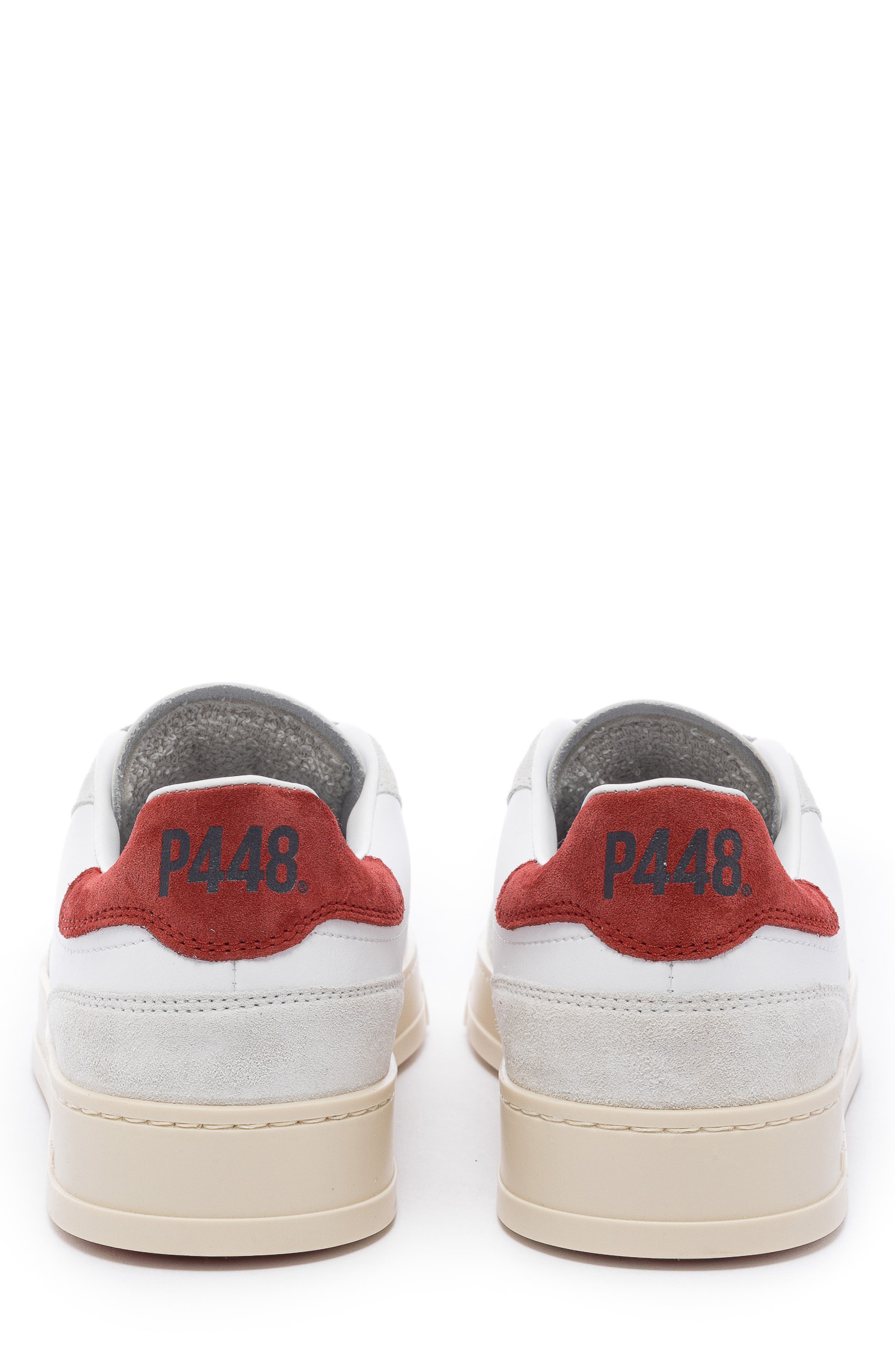 P448 Bali Lace-Up Sneaker, Alternate, color, White/ Red
