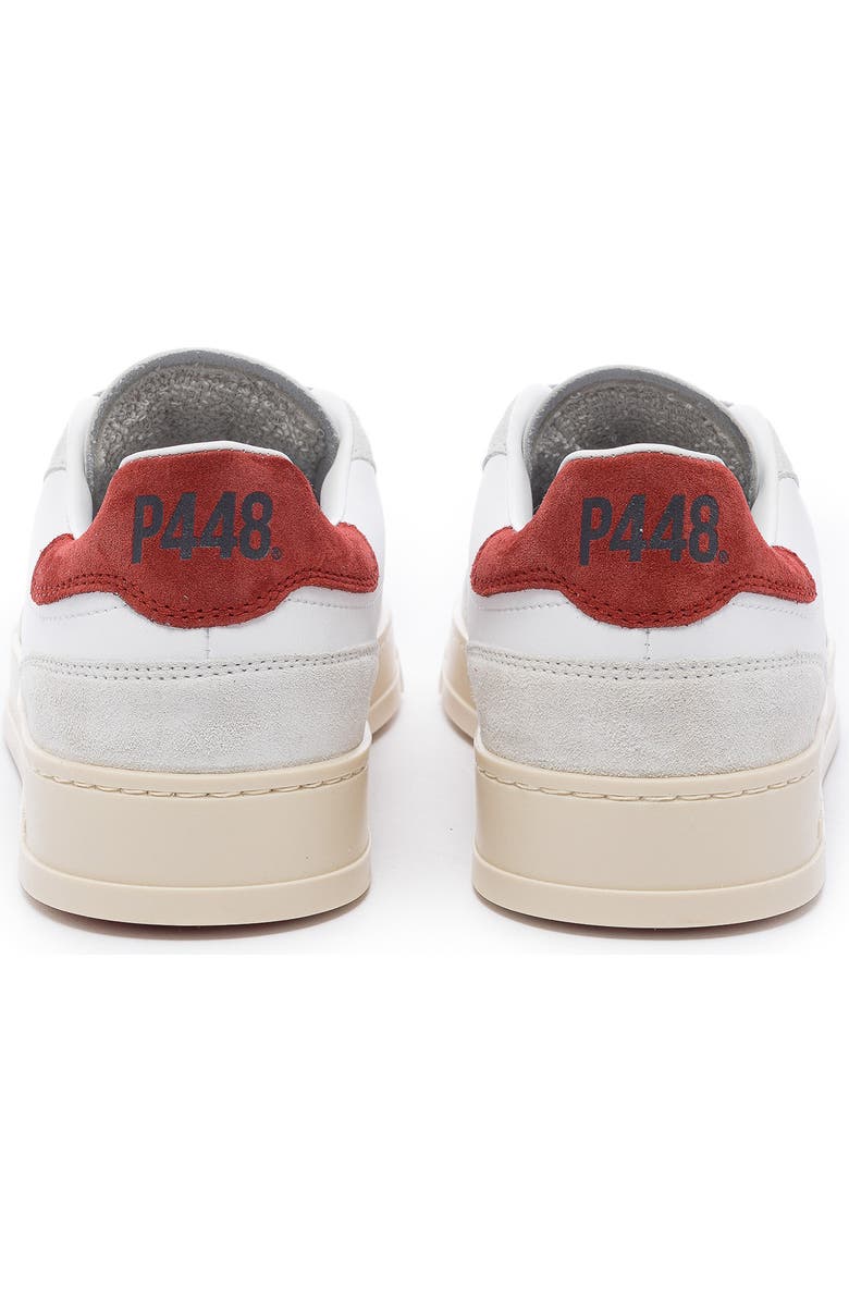 P448 Bali Lace-Up Sneaker, Alternate, color, White/ Red