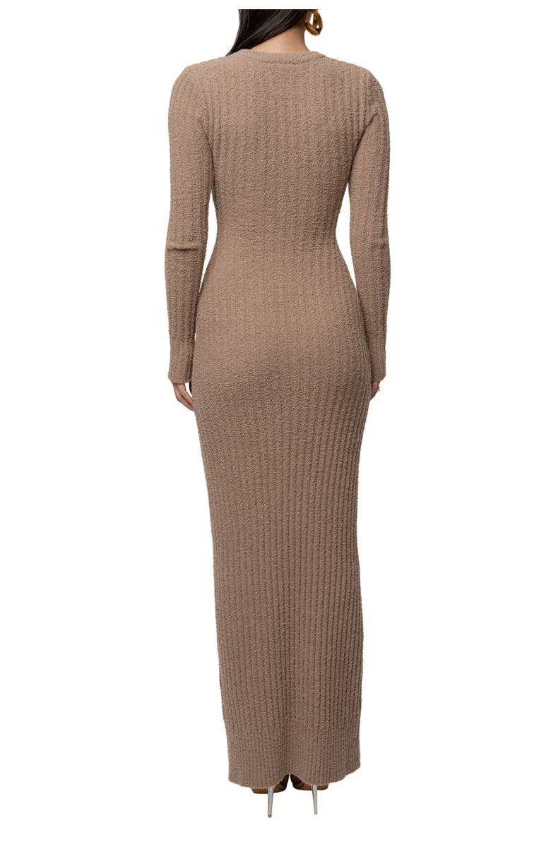 JLUXLABEL First Class Ribbed Maxi Dress, Alternate, color, Taupe