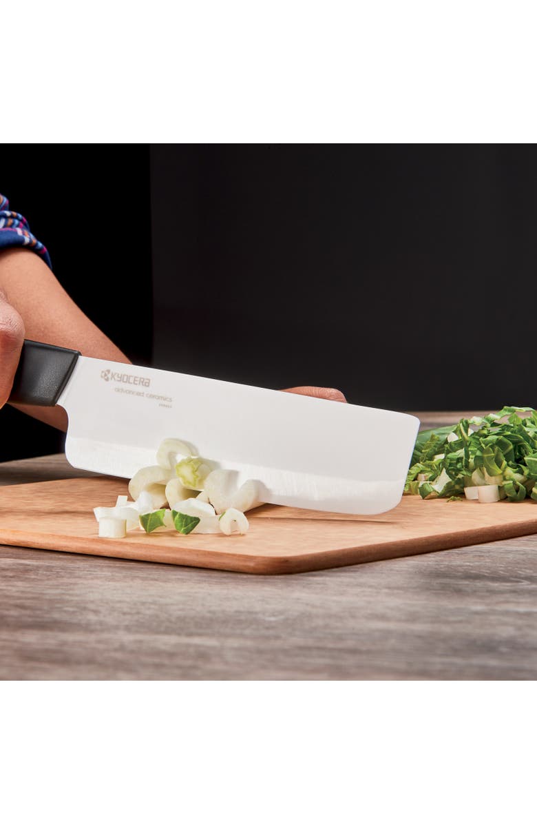 Kyocera Revolution Ceramic 6 Inch Nakiri Knife, Alternate, color, Black