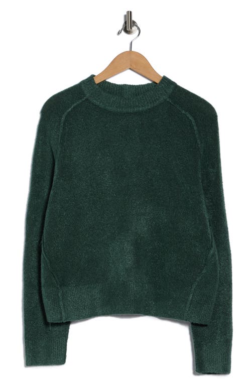 Melrose And Market Raglan Crewneck Sweater In Green