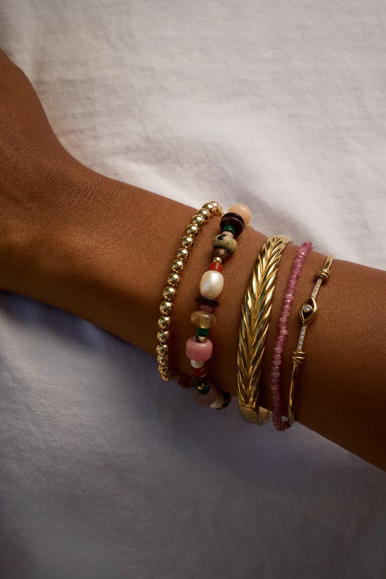Yaz Bracelet, Alternate, color, Gold