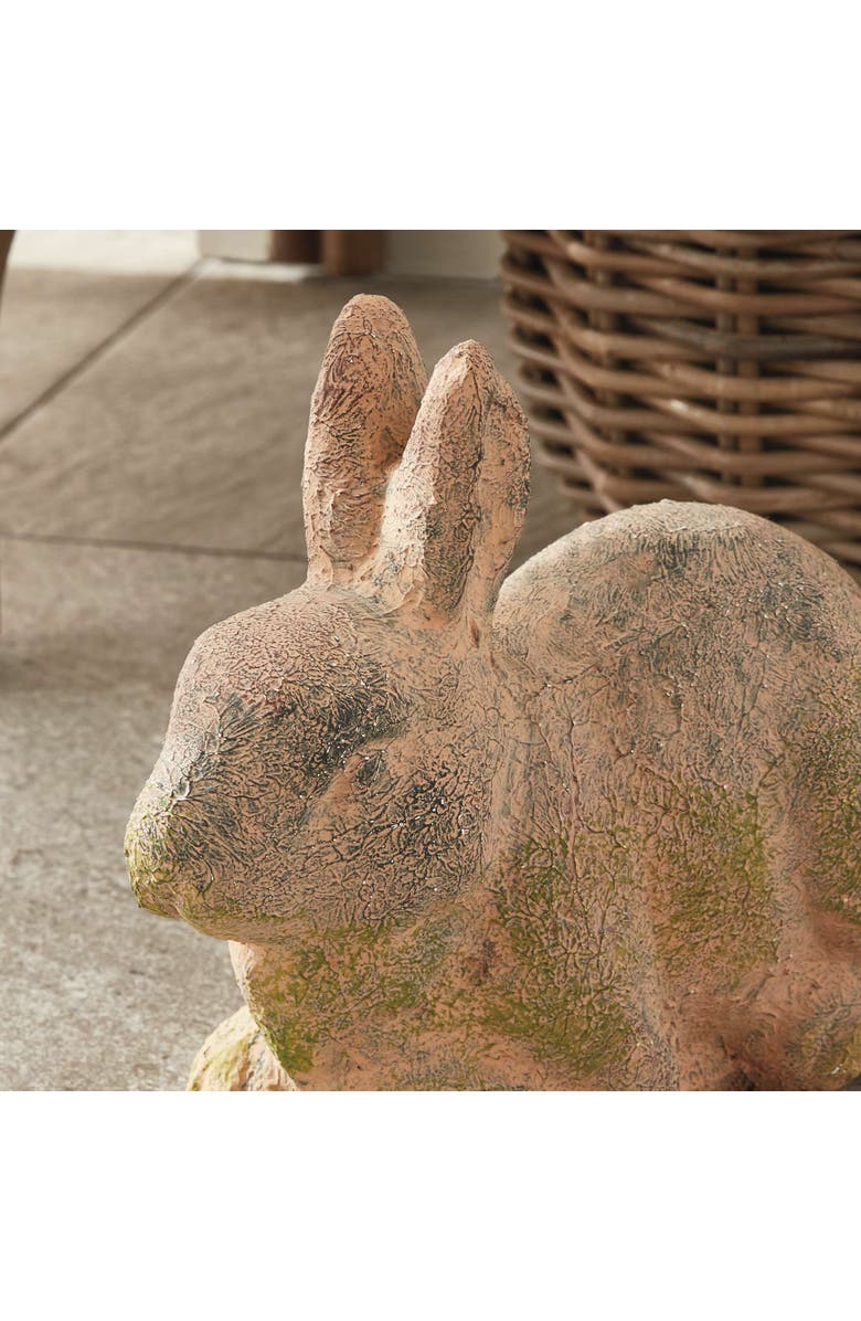 Napa Home & Garden Weathered Garden Rabbit Large, Alternate, color, Brown