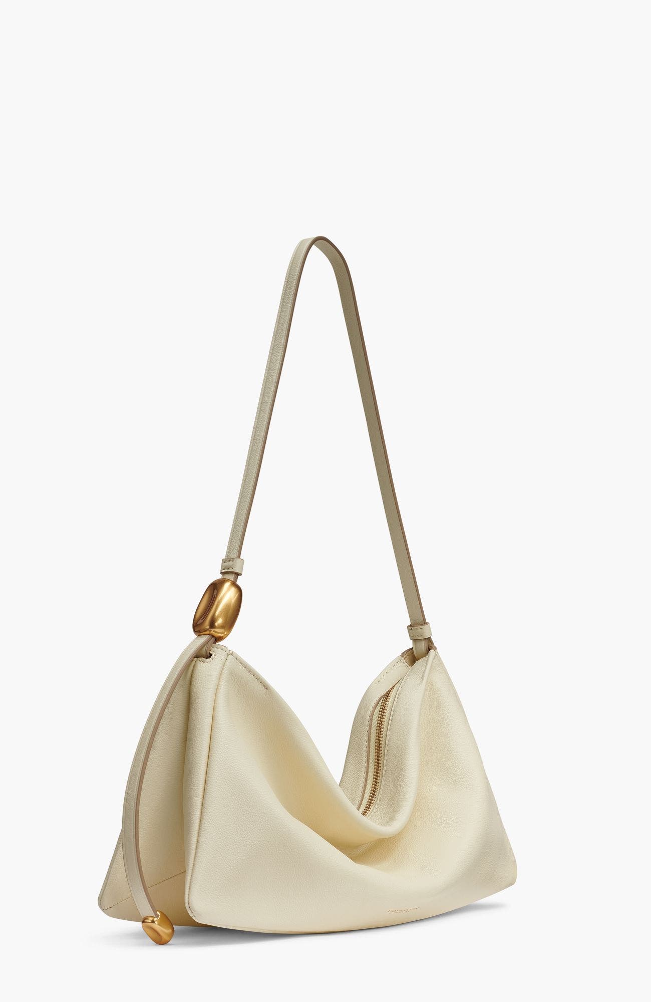 Velvet Large Shoulder Bag, Alternate, color, Buttercream