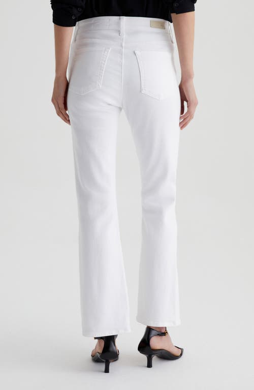 Ag Farrah Boot Crop Jean In Modern White In Gallery White