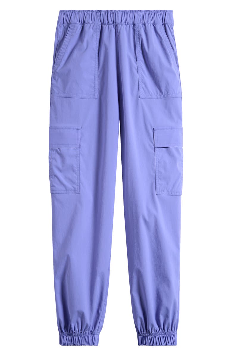 Zella Girl Kids' Parachute Cargo Pants, Main, color, Purple Wink