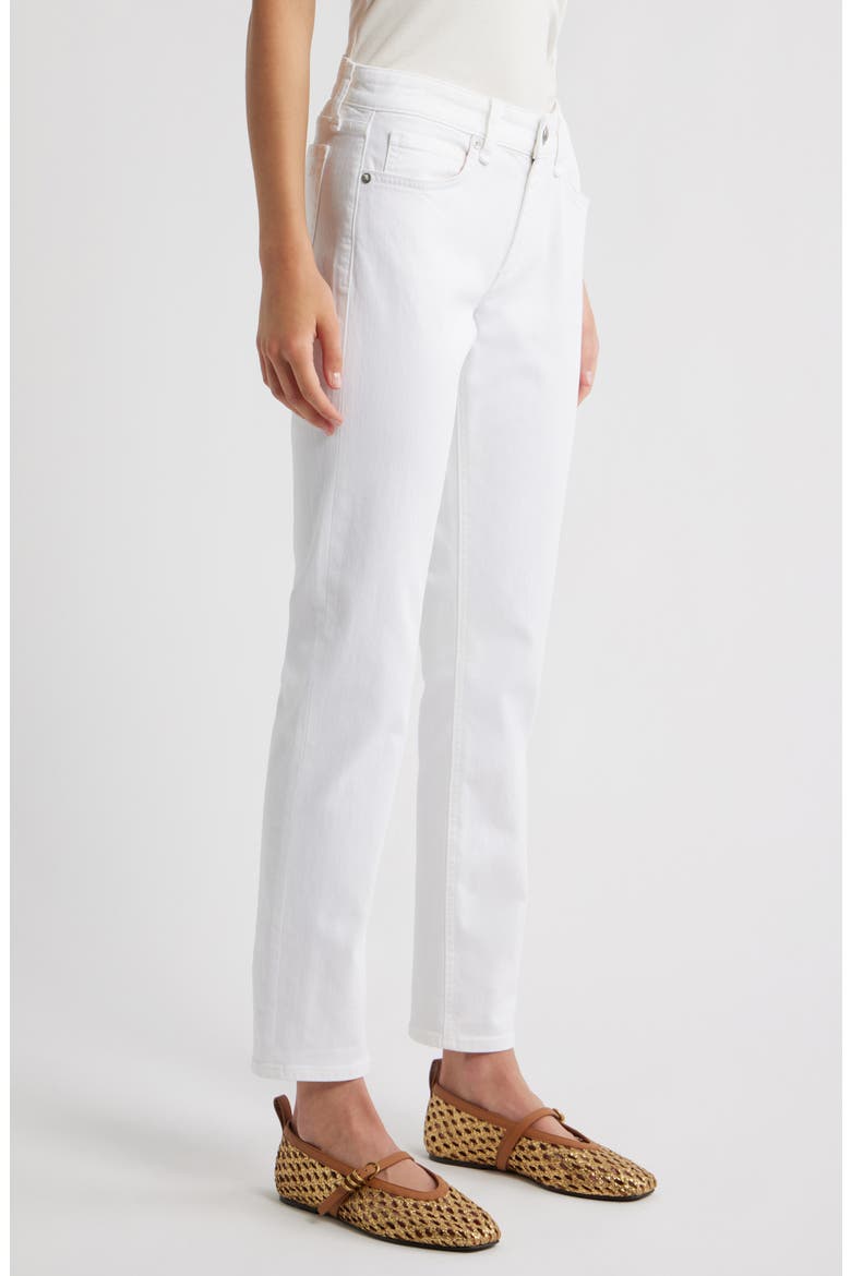 Dre Low Rise Slim Boyfriend Jeans, Alternate, color, OPTICWHT