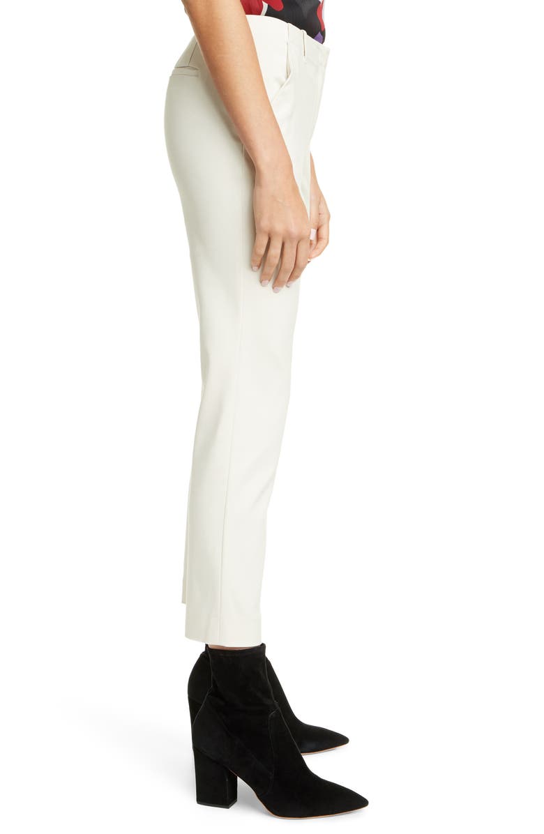 Emporio Armani Stretch Cotton Blend Crop Pants, Alternate, color, 