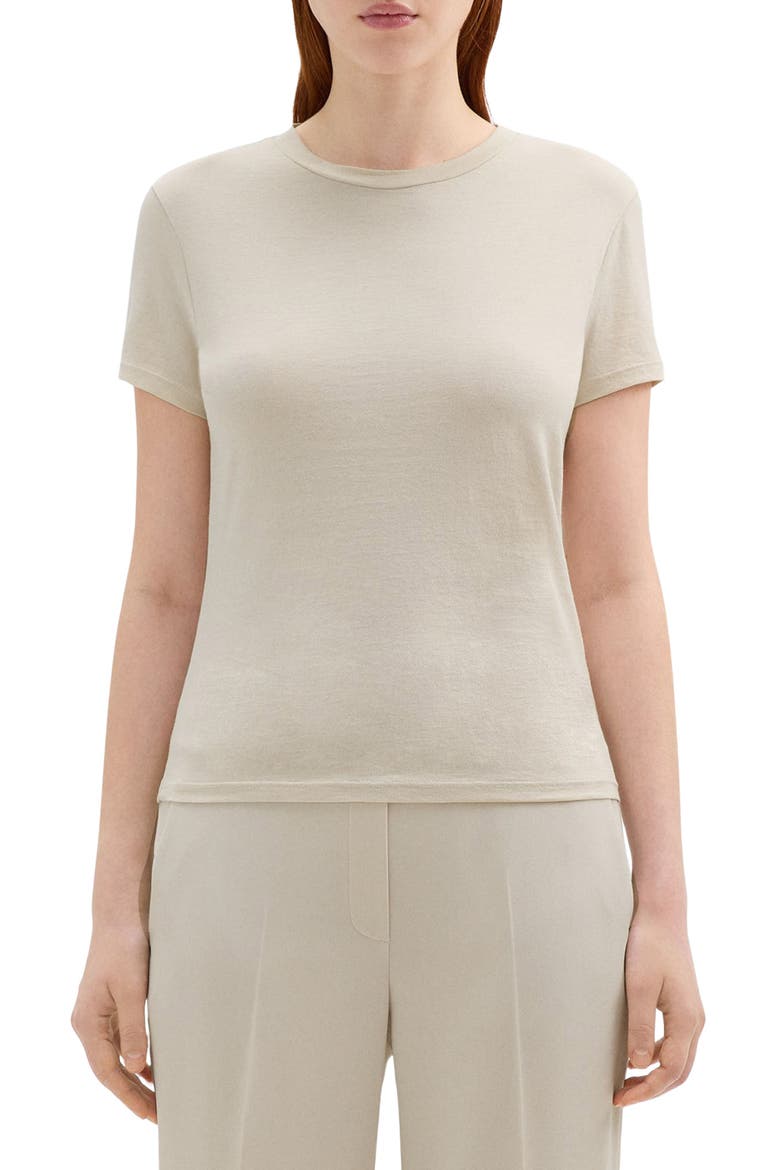 Tiny Apex Organic Pima Cotton T-Shirt, Main, color, PUMICE - B13
