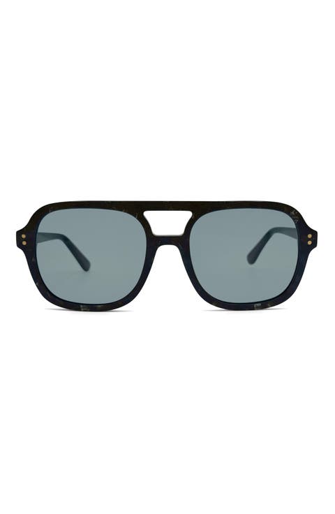 Rowyn 55mm Aviator Sunglasses