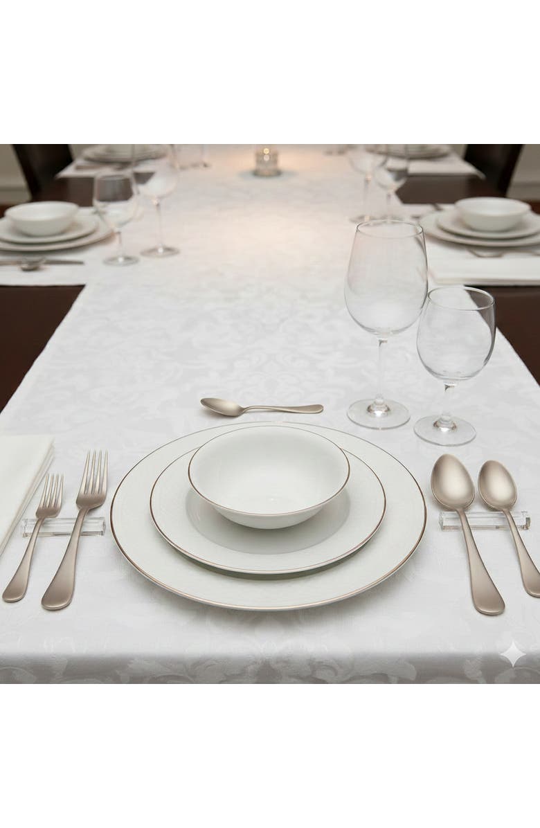 Mepra Brescia Flatware Set - 5 Pieces, Alternate, color, Ice Champagne