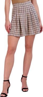 Ookie & Lala Pleated Tweed Skirt