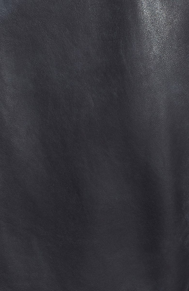 Bernardo Four-Pocket Leather Jacket, Alternate, color,