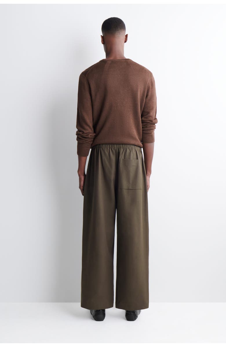 COS Barrel-Leg Drawstring Pants, Alternate, color, Brown