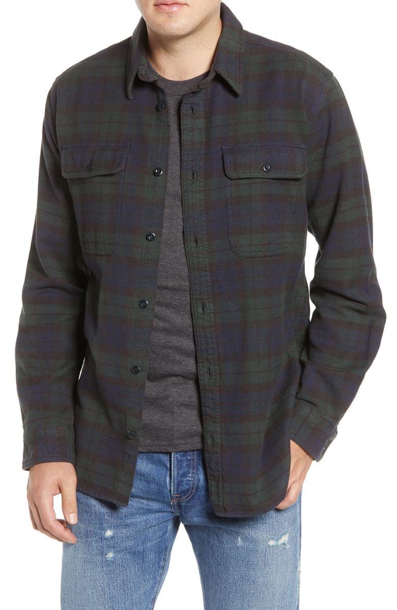 Filson 'Vintage Flannel' Regular Fit Plaid Cotton Shirt, Main, color,