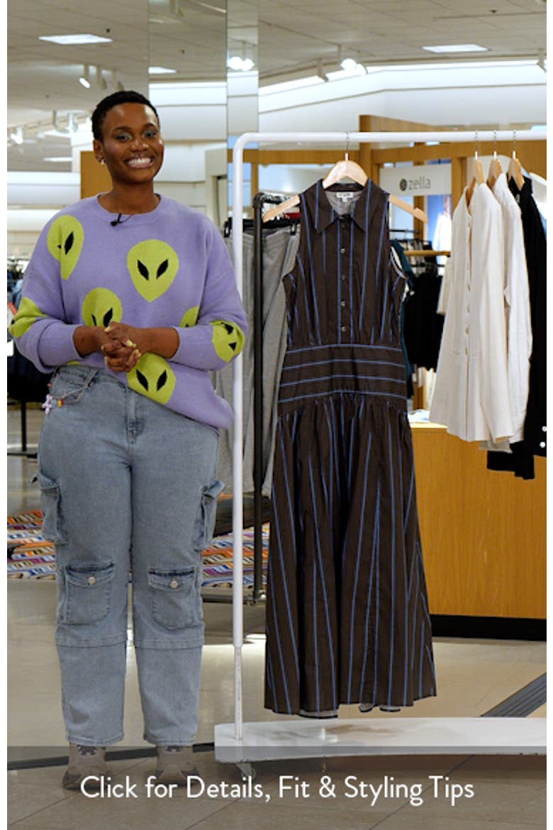 Romy Stripe Midi Dress video