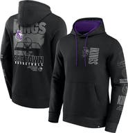 FANATICS Men's Fanatics Black Sacramento Kings Game Time Crossover Pullover Hoodie