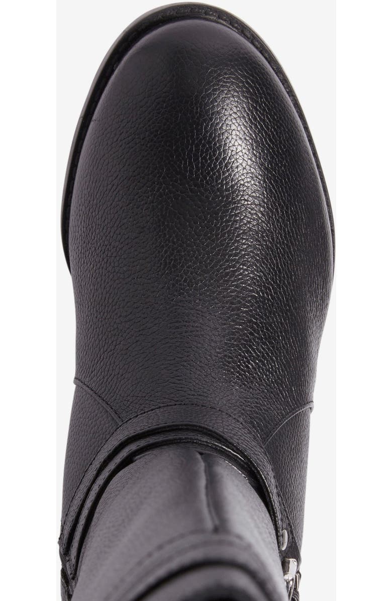 Comfortview The Janis Tall Wide Calf Leather Boot, Alternate, color, Black