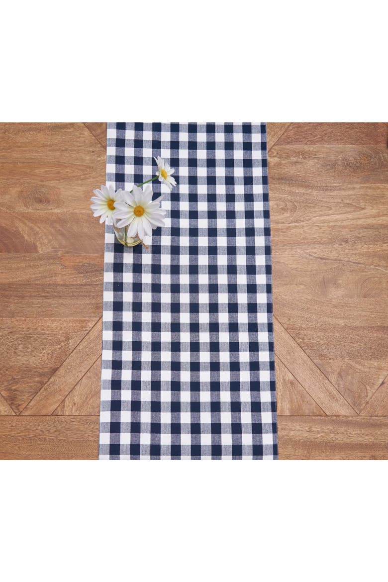 Rooster Farmhouse Reversible Graphic Print Machine Washable Table Runner 14" x 72", Alternate, color, Yellow
