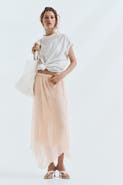 H&M Plissé Handkerchief Skirt